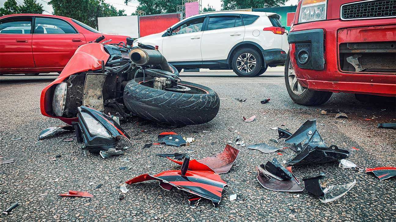 Accidente de motocicleta