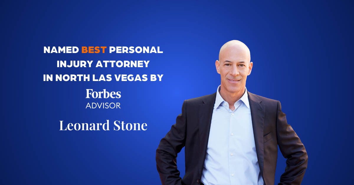 Leonard Stone has been recognized as one of the best personal injury attorneys, in North Las Vegas, by Forbes Advisor for 2024.